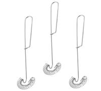Batteur à Œufs Manuel 3 Pièces, Bobine Flexible | Design à Spirale Plate, Extrémité Suspendue, Compatible Lave-vaisselle, pour Battre Œufs Cuisine Domestique
