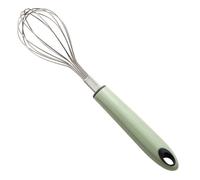 Batteur à Œufs Manuel Acier Inoxydable Cuisine | Poignée Ergonomique, Prise Sûre, pour Œufs et Chocolat Fondu, Vert, Maison et Préparation Pâtissière