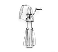 Batteur à œufs manuel en acier inoxydable à manivelle pour la cuisson, outil de cuisine, vitesse réglable pour pâte, pâte à crème, sauce grande (petite)