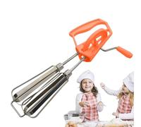 Batteur à œufs manuel - Fouet rotatif double à manivelle en acier inoxydable 25 x 6,7 cm Mélangeur de cuisson à poignée ABS Outil de cuisine léger | Dispositif de mélange manuel pour la cuiss