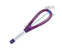 Batteur À Œufs Manuel Rotatif Multifonctionnel, Mini Fouet De Cuisine En Plastique, Outil De Cuisson(Purple-1PC)