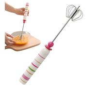 Batteur à œufs - Sans fil avec rotation sous pression et poignée antidérapante, mélangeur à boisson et outils de cuisson portables, utilisé pour le lait, le café, la farine, les sauces, la cuisine, le