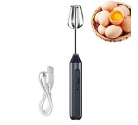 Batteur à œufs sans fil portatif | Batteur plongeant rechargeable par USB - Batteur agitateur réglable à 3 vitesses pour sauces, soupe, cuisine, beurre, œufs