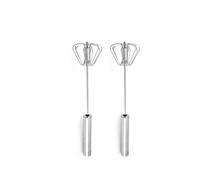 Batteur À Œufs Semi-automatique, Fouet, Batteur À Main Manuel, Crème Tournante, Ustensiles, Gadgets De Cuisine Utiles, Anti-éclaboussures(2PCS - S 27.5cm)