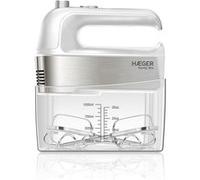 Batteur avec Bol Doseur HAEGER Hand Mix -300W, 5 Vitesses + Turbo blanc G