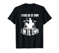 Batteur avec inscription « I'm Not Out of Tempo I Am The Tempo » T-Shirt
