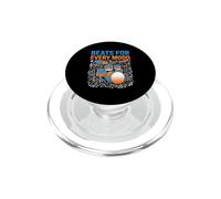 Batteur Bat pour Chaque Humeur Percussionniste Batterie PopSockets PopGrip pour MagSafe