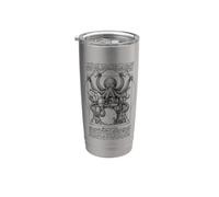 Batteur Batterie Octopus Percussion Vitruvian Da Vinci Vintage Gobelet isotherme en acier inoxydable double paroi