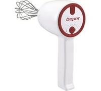 Batteur Beper Limics24 P102SBA007 20W 2 Fouets Sans Fil Acier Inoxydable Rouge Blanc Rouge/Blanc G