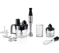 Batteur Bosch MSM6M871, SER6, Batteur, ErgoMaster, 1200 W, contrôle dynamique de la vitesse, QuattroBlade System Pro, incluant batteur, robot de cuisine, gobelet doseur, hachoir et fouet en acier inox