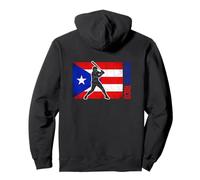 Batteur de Baseball portoricain Drapeau portoricain fierté Béisbol Sweat à Capuche