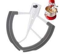 Batteur de bord de cuisine - 6 litres en silicone flexible pour bol, grattoir, mélangeur, outil de cuisson de qualité alimentaire pour la préparation de la crème, du beurre, de la pâte et de la croûte