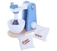 Batteur de cuisine pour enfant - Robot de cuisine en bois - Blender pour enfants - Bleu, ED4342