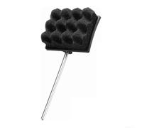 Batteur de tambour en métal avec tête en mousse souple (B) | Construction en métal, pointe en mousse, utilisation durable, frappe constante, prête pour les répétitions
