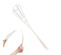 Batteur de tapis - Raquette de dépoussiérage manuel à manche long - Outil de dépoussiérage flexible à 2 côtés pour canapé de tapis de couette de rideaux