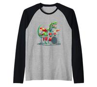 Batteur Dinosaure Cool - Batteurs pour garçons et Filles Manche Raglan