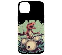 Batteur dinosaure rugissant pour un groove fort et épique Coque pour iPhone 14 Plus