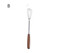 Batteur d'oeufs de fouet de ballon de bâton de fonction multi de cuisine de poignée en bois pour le mélange fouetter en fouet Battant moussage remuer des batteurs