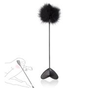 Batteur d'oeufs en peau de plume, fouet multifonctionnel, chatouilleur de plumes pour les jeux de rôle
