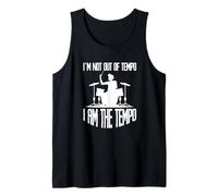 Batteur Drumming I'm Not Out of Tempo I Am The Tempo Débardeur