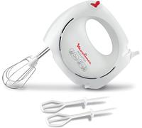 Batteur électrique 200 W blanc et rouge Moulinex