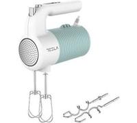 Batteur électrique - TESLA - MX510BWS - 5 vitesses - 350W - Ergonomique - Bleu et blanc