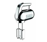 Dualit Batteur Electrique Cuisine - Fouet Electrique 400 W, 4 Vitesses & Cordon Rétractable - 3 Types d´Embouts Fouet, Crochets & Batteurs Plats - Pâtes à gâteaux, Pain, Blancs d'Œufs - Poli