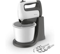Batteur électrique 500 W inox blanc/noir Moulinex