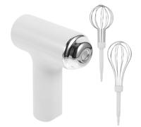Batteur Électrique à Main sans Fil 1300ma Blanc Abs Acier Inoxydable