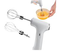 Batteur électrique - Batteur manuel en acier inoxydable | Fouet pour aliments rechargeable USB portable 24,6 x 16 x 4,5 cm, mélangeurs sans fil gadgets de cuisine pour oeufs pâtes au beurre