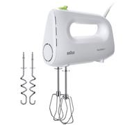 Braun Batteur à main MultiMix 1 HM 1100 – 4 vitesses + Turbo, FastMix, EasyClick, 450 W, Blanc