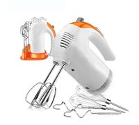 Batteur Électrique, Mixeur Plongeant Main 300W avec 5 Vitesses de Rotation, Batteur de Cuisine Multifonction avec 6 Accessoires Inox, Fouet Électrique Polyvalent pour Pâtisserie, Gâteaux, Crèmes