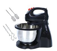 Batteur électrique portatif avec bol en acier inoxydable de 3,5 L, fonction turbo à 5 vitesses, comprend des crochets à pâte et des batteurs pour la pâtisserie et la cuisine