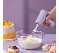 Batteur électrique sans fil, petit mousseur à lait ménager, fouet à pâtisserie, batteur à œufs à main pour cuisine, mixeur, cadeau pour la fête des mères Batteur à œufs simple,Costume rose,Ensemble de