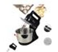 Ardes - ARSBAT02 SATURNIUM Batteur Électrique avec Bol Autorotatif de 3,5 L - Couvercle avec Fouets et Crochets Pétrisseurs - Batteur pour Mélanger, Battre et Monter