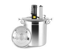 Batteur électrique sur socle avec racleur automatique - 4 pales, vitesse réglable pour la cuisson, le broyage de mortiers et la préparation de confitures.