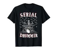 Batteur en série Batteur Groupe de rock Tambour T-Shirt