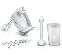Batteur et mixeur plongeant - BOSCH - MFQ3540 - 450W - 5 vitesses - 2 fouets - 2 crochets pétrisseurs