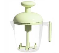Batteur manuel avec capacité de 550 ml, coupe-œufs avec | Tamis et bec verseur, fouet ergonomique pour crème et pâte, utilisation à une main pour la cuisine, pour blanc (vert 550 ml)