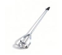 Batteur mélangeur longueur 400 mm, 2 pièces, mélangeur de peinture et mélangeur de mortier, en acier galvanisé, mélangeur mortier, tige hexagonale, panier mélangeur mortier, pour colle, peinture