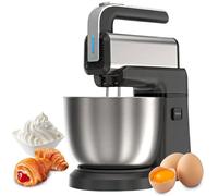 Batteur Mélangeur Professionnel - 300W - 5 Vitesses - Cuve 3.5L Inox - Pour Pâtisserie et Cuisine - Batteur à œufs - pétrin à pâte