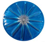 Batteur mélangeur rouge à 6 fils avec bouclier anti-éclaboussures pour mixeur sur socle pour préparation des aliments, mélangeur de pâte, essentiel pour la cuisson (rond bleu)