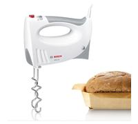 Batteur - - Mfq3530 - 450 W - 5 Vitesses - 2 Fouets / 2 Crochets Pétrisseurs Inox - Blanc / Gris Bosch