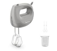 Moulinex Easy Max, Batteur, Mélange parfait, Compact, Bouton réglable avec 5vitesses, 2 jeux de fouets, Poivre, HM262BF0