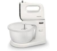 Batteur Philips HR3741/00 3L 450W 44dB 5 Vitesses Fouet Double Cône Gris Gris, Blanc G