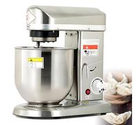 Batteur planétaire électrique compact pour pâtisseries maison | 3 vitesses, tête inclinable, bol en acier inoxydable de 10 L, 220 V, couleur argent, convient à un usage domestique et aux