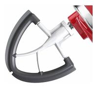 Batteur Plat à Bord Flexible pour KitchenAid 4,5-5 Pintes, Accessoire Mélangeur Artisan Idéal pour Pâtes, Crème et Farine