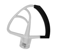 Batteur Plat À Lame De Mélange À Bord Flexible, Compatible Avec KitchenAid, Mélangeur Vertical À Tête Inclinable De 4.5 À 5qt, Grattoir De Bol À Bord En Silicone(Stirring 2)