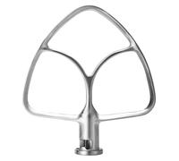 Batteur Plat En Acier Inoxydable, Compatible Avec KitchenAid, Remplacement D'accessoires For Mélangeurs Sur Socle 4.5-5QT, Accessoires De Mélangeur