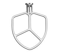 Batteur Plat En Acier Inoxydable For Batteurs Sur Socle Kitchen Aid 6QT Et 5QT, Accessoires De Remplacement For Batteurs Sur Socle KitchenAid
